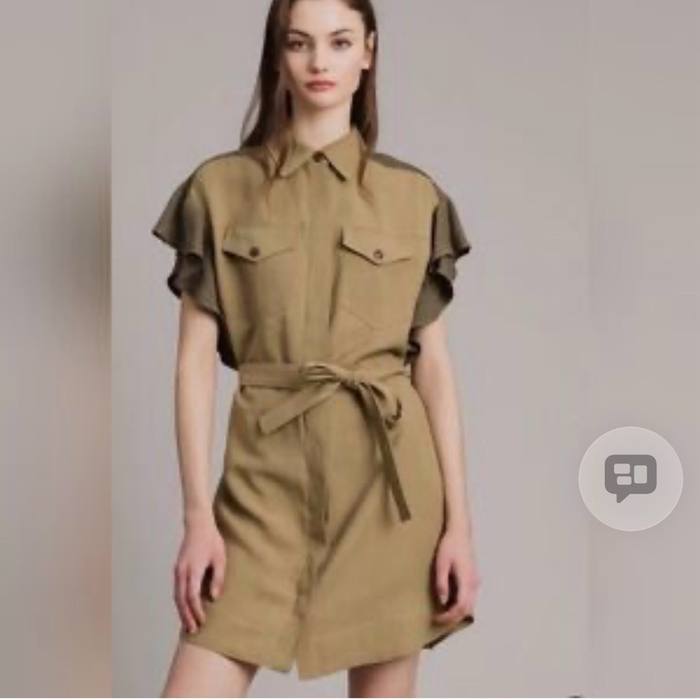 Twinset sleeveless Utility Shirt Dress size 44/US 8